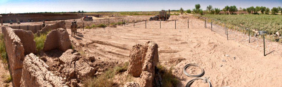 Royal Engineers complete construction of Afghan Local Police station in Helmand capital 110724-N-TH989-039