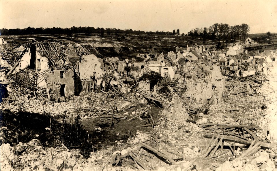 Ruines du village de Vauy (Belgique) - Fonds Berthelé - 49Fi1760