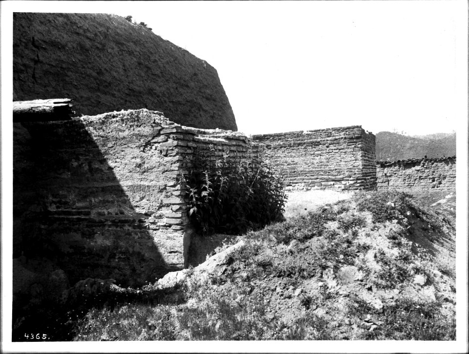 Ruined walls of Mission San Antonio de Padua, California, ca.1906 (CHS-4365)