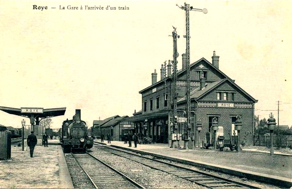 Roye (80), la nouvelle gare