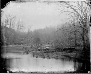Ruins of bridge, Bull Run - NARA - 524542