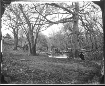 Ruins of bridge, White Oak Swamp - NARA - 524607 photo