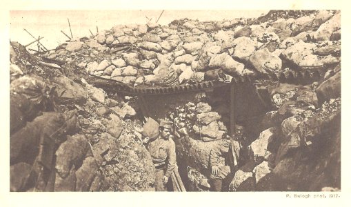 Rudolf Balogh - Battles of the Isonzo postcard 14