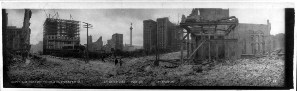 Ruins of earthquake and fire, San Francisco, Calif. LCCN2003671868