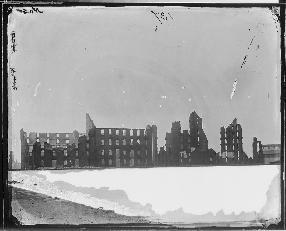 Ruins of Haxalls (or Gallego) mills, Richmond, Va. (Taken in April, 1865) - NARA - 524556