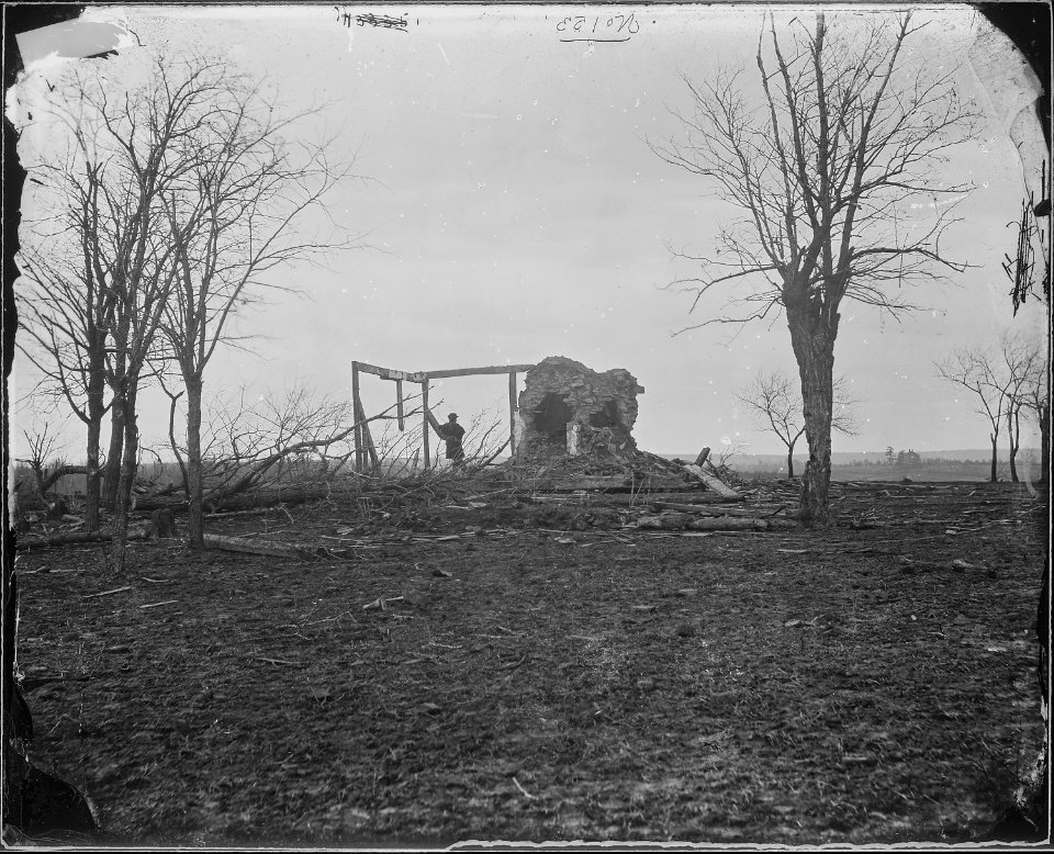 Ruins of Henry House, first battle of Bull Run - NARA - 525780