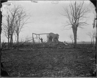 Ruins of Henry House, first battle of Bull Run - NARA - 525780