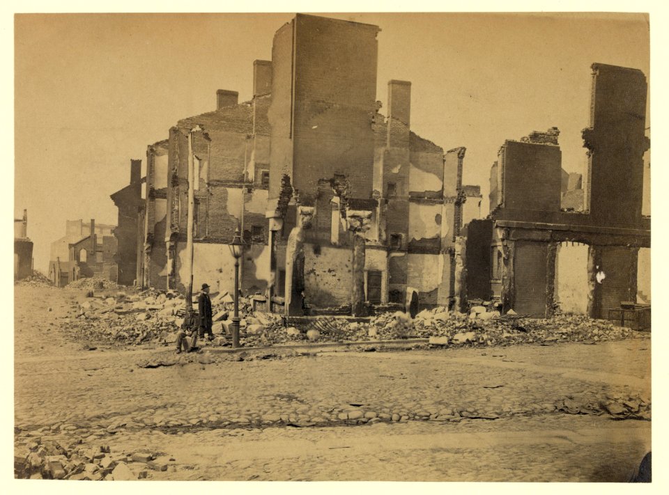 Ruins in Richmond, Va. LCCN91787200