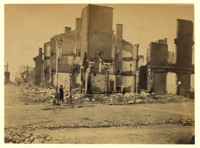 Ruins in Richmond, Va. LCCN91787200