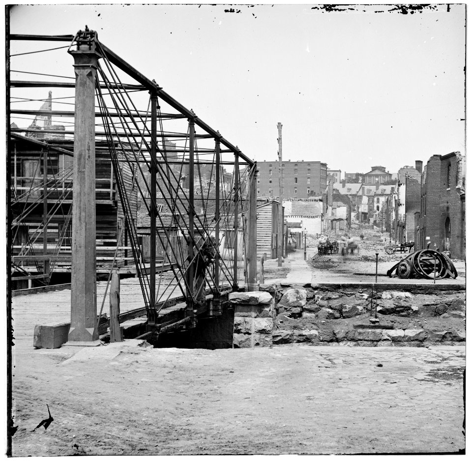 Ruins near richmond & danville depot