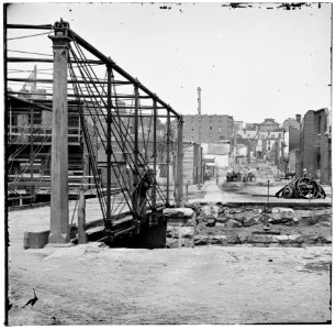 Ruins near richmond & danville depot