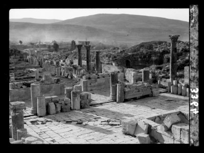 Ruins of Jerash (Gerasa). Jerash. Church of St. Theodore. The west entrance LOC matpc.15306