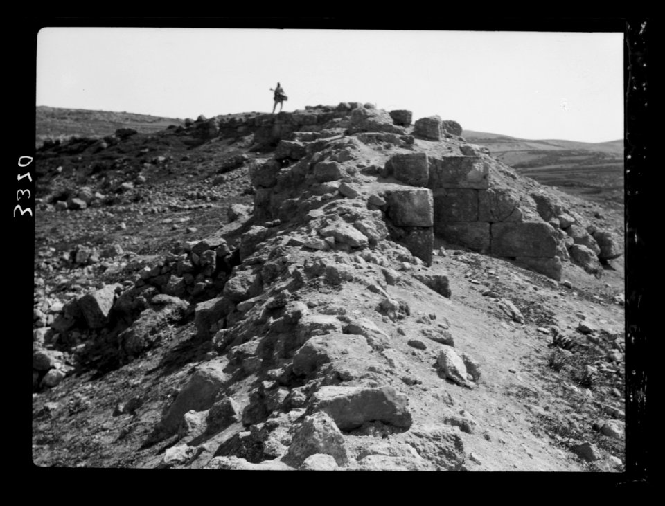 Ruins of Jerash (Gerasa). Jerash. Remains of the city wall LOC matpc.15308