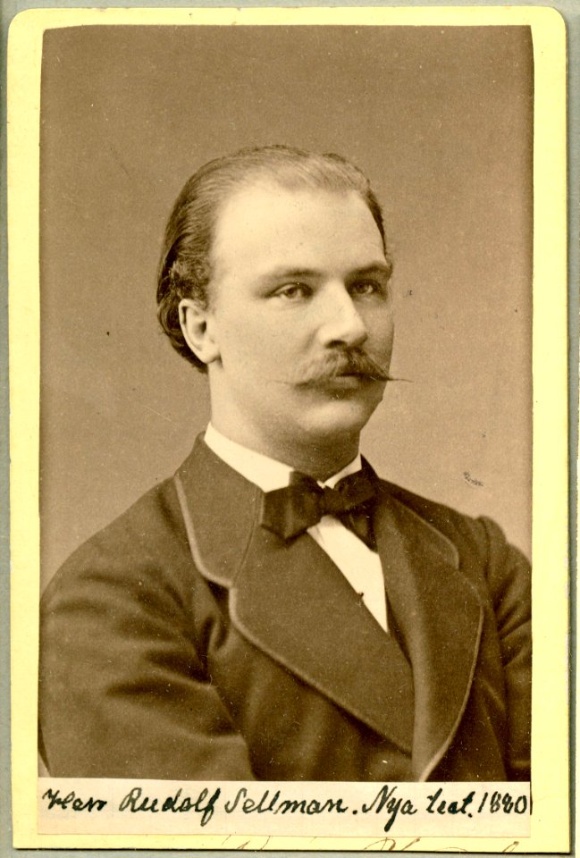 Rudolf Sellman, porträtt - SMV - H7 128