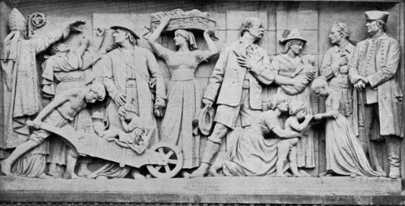Rudolf Siemering - Brandenburg Kriegerdenkmal 1870-71 Relief 2