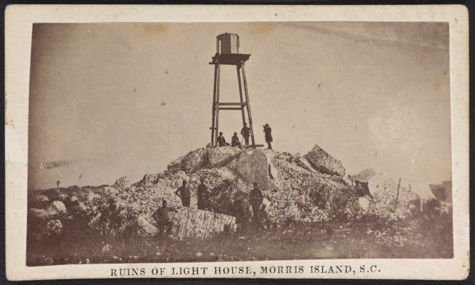 Ruins of light house, Morris Island, S.C. LCCN2013645987