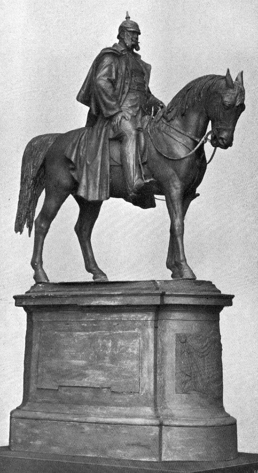 Rudolf Siemering - Magdeburg Reiterdenkmal Kaiser Wilhelm (Entwurf)