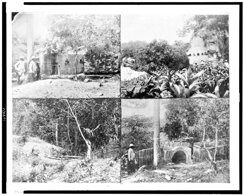 Ruins of Fort Santo Tomas, the first fort in the interior of San Domingo, built by Columbus LCCN93504738