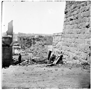 Ruins of richmond & petersburg railroad bridge photo