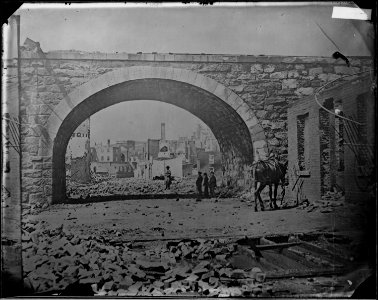 Ruins of Richmond, Va. April 1865 - NARA - 529183