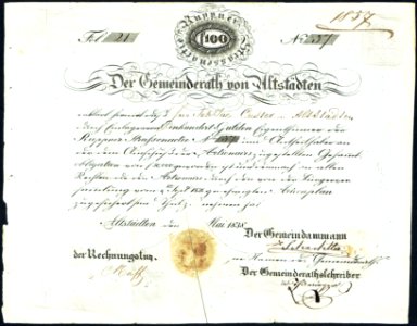 Ruppner Strassenactie 1838