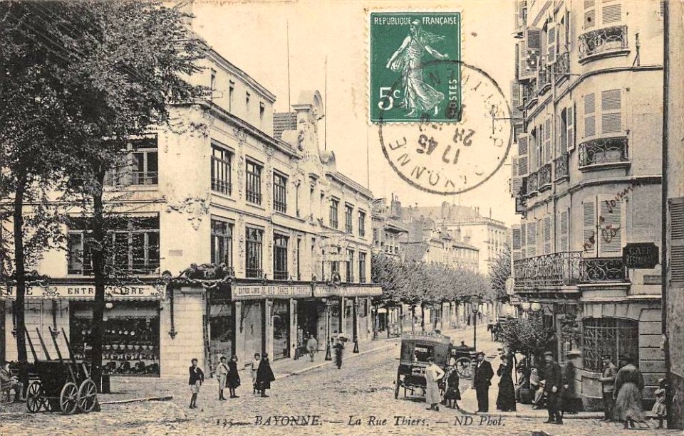 Rue Thiers Bayonne