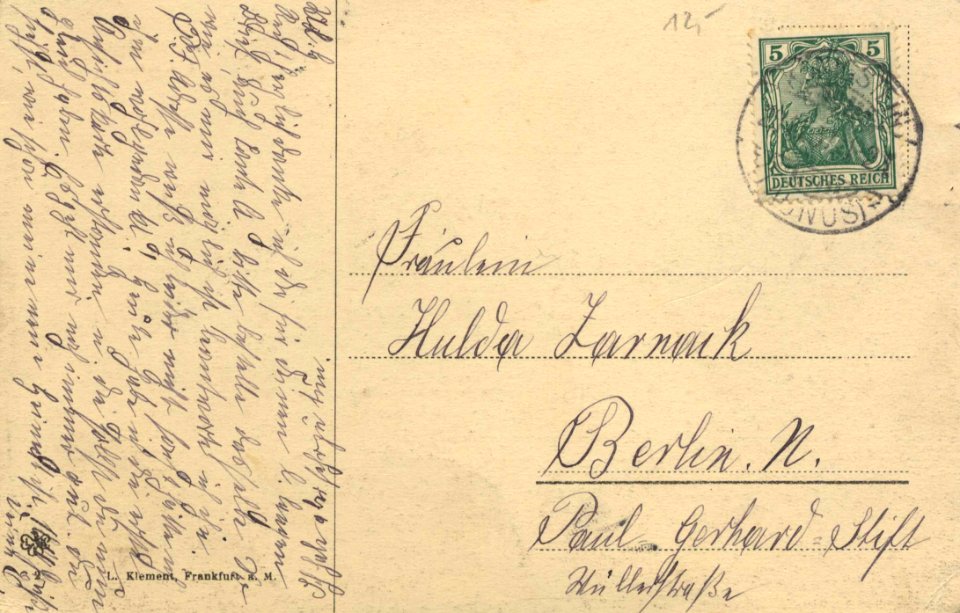 Ruppertshain, Hessen - Heilstätte Ruppertshain (back) (Zeno Ansichtskarten)
