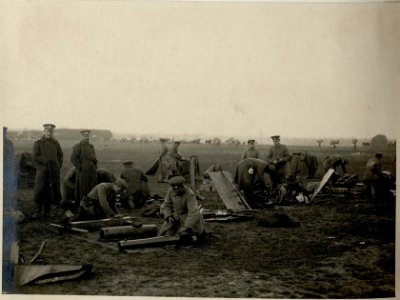 Russe (Rustschuk), Versorgungseinheit einer bulgarischen Batterie, aufgenommen am. 12.12.1916 (BildID 15544832)