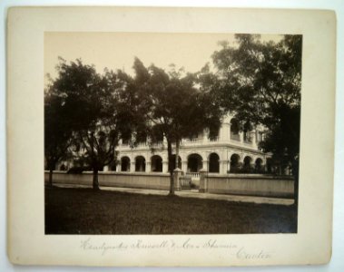 Russell Headquarters, Shamien Island by Lai Afong c1880