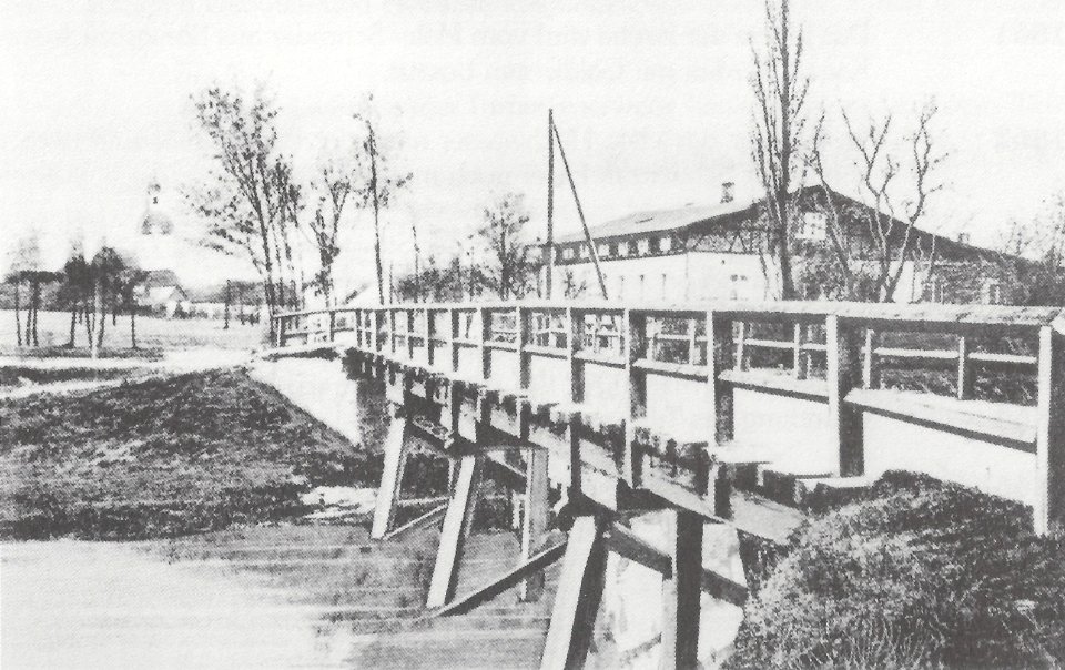 Ruhland, Elsterbrücke von Norden 1900