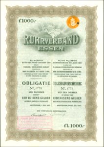 Ruhrverband Essen 1927