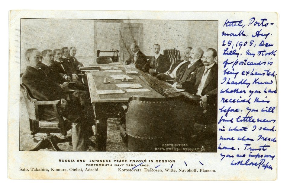 Russia and Japanese peace envoys in session. Portsmouth Navy Yard, 1905 LCCN2005680017