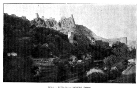 Ruins of fortress, Tbilisi (de Baye)