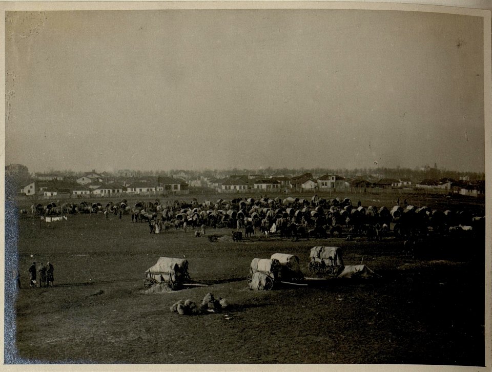 Russe (Rustschuk), Versorgungseinheit einer bulgarischen Batterie, aufgenommen am. 12.12.1916 (BildID 15544818)