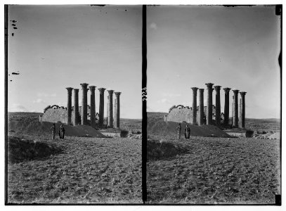 Ruins of Jerash (Gerasa). Temple of Artemis. A general view. LOC matpc.02750