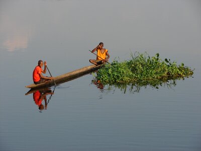 Fisherman river africa