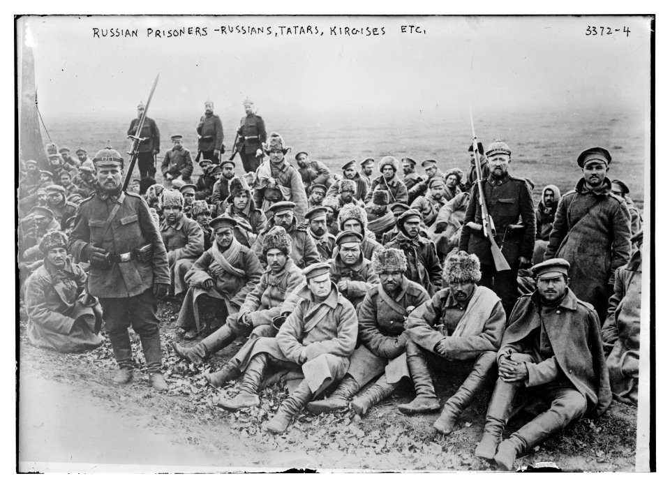 Russian prisoners - Russians, Tartars, Kirgises (i.e., Kyrgyz) etc. LCCN2014698375