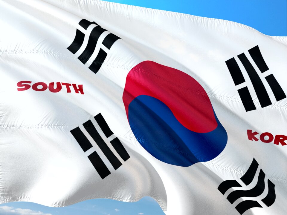International flag south korea