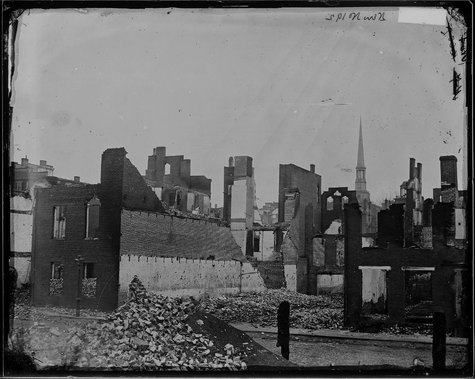 Ruins of Richmond, Va. April, 1865 - NARA - 529080