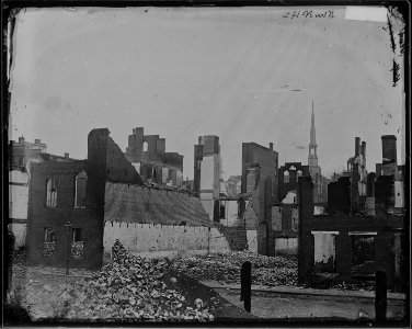 Ruins of Richmond, Va. April, 1865 - NARA - 529080