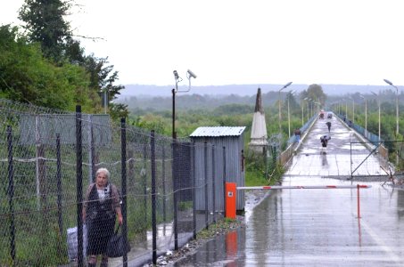 Russian military post at the administrative boundary line of Abkhazia, 2016