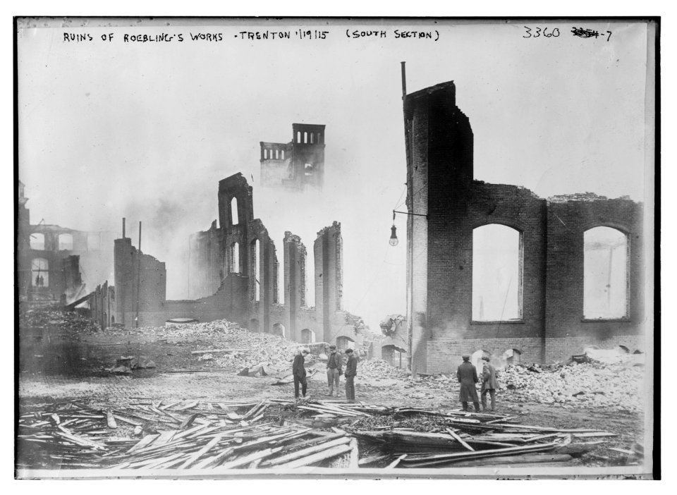 Ruins of Roebling's works, Trenton, 1-19-15, (South Section) LCCN2014698268