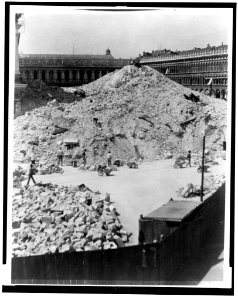 Ruins of the Campanile from the portico of the Ducal palace LCCN2002716875