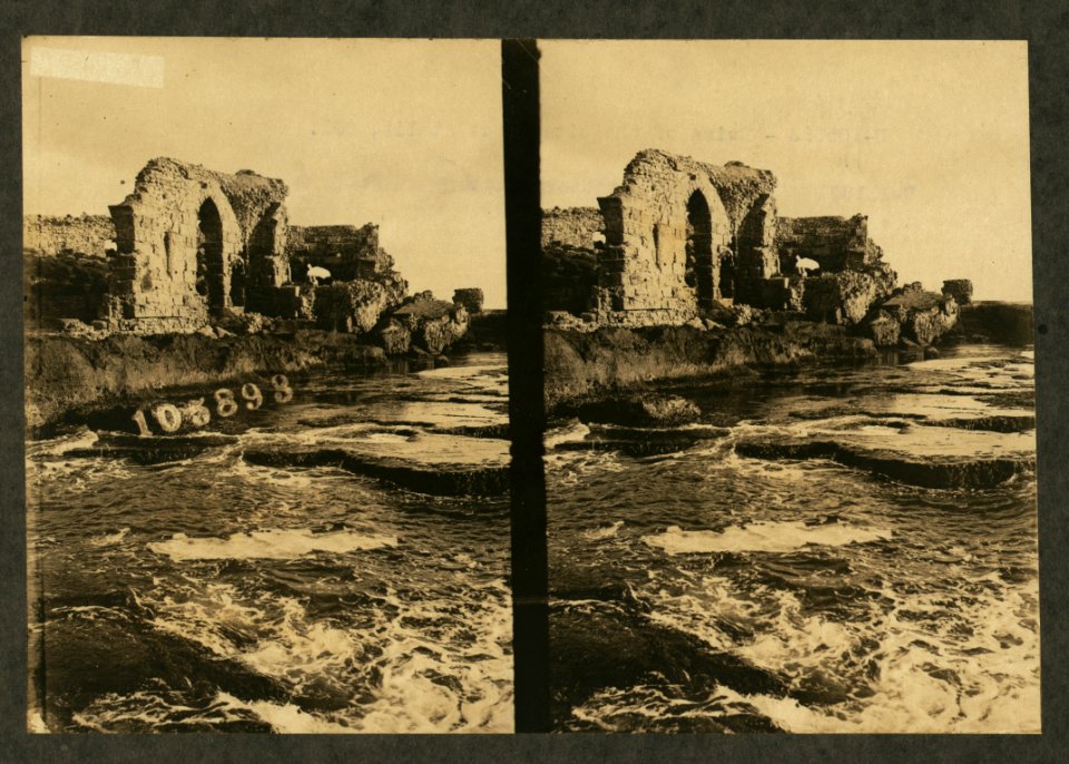 Ruins of the citadel at Athlit, Palestine LCCN2004672910