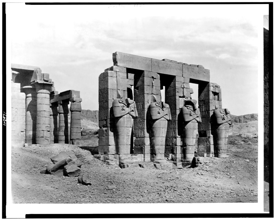 Ruins of the Ramesseum LCCN94514445