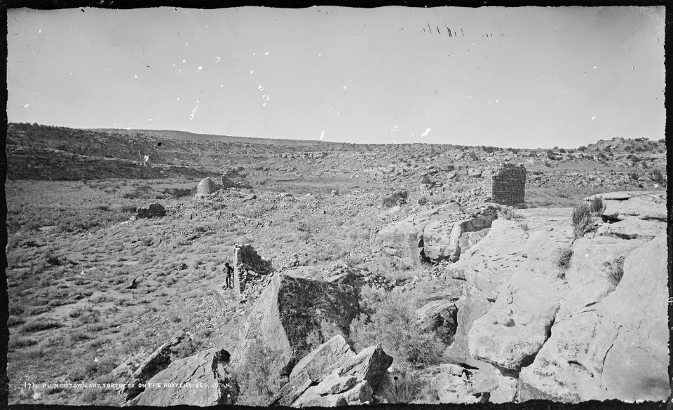 Ruins on Havenweep monument. Utah - NARA - 517117