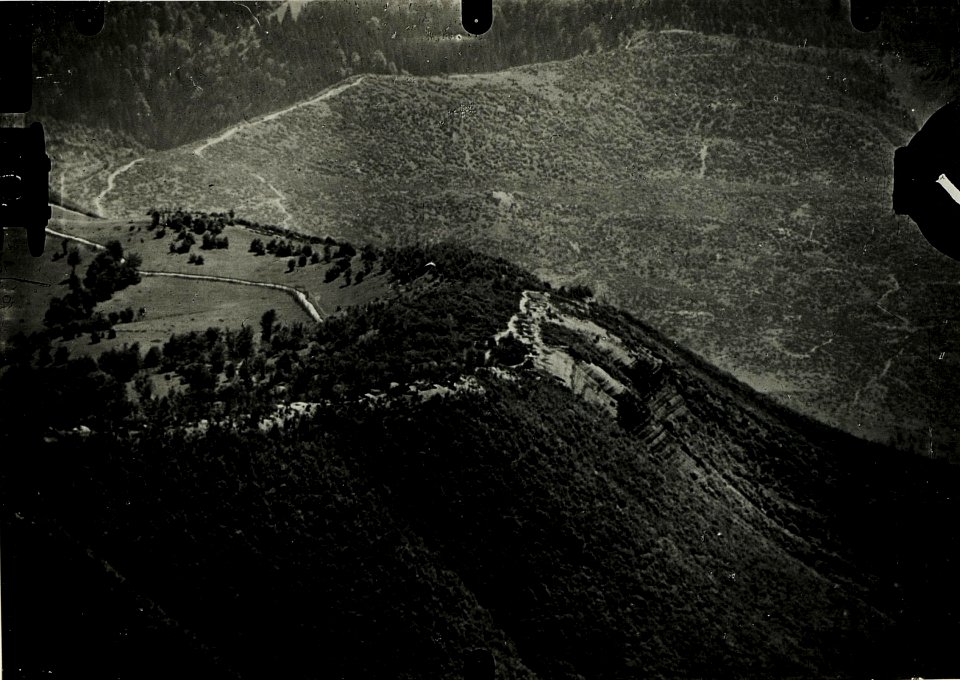 Russische Stellung westlich Solotwyno von der Klewa aus, Juni 1917. (BildID 15591145)
