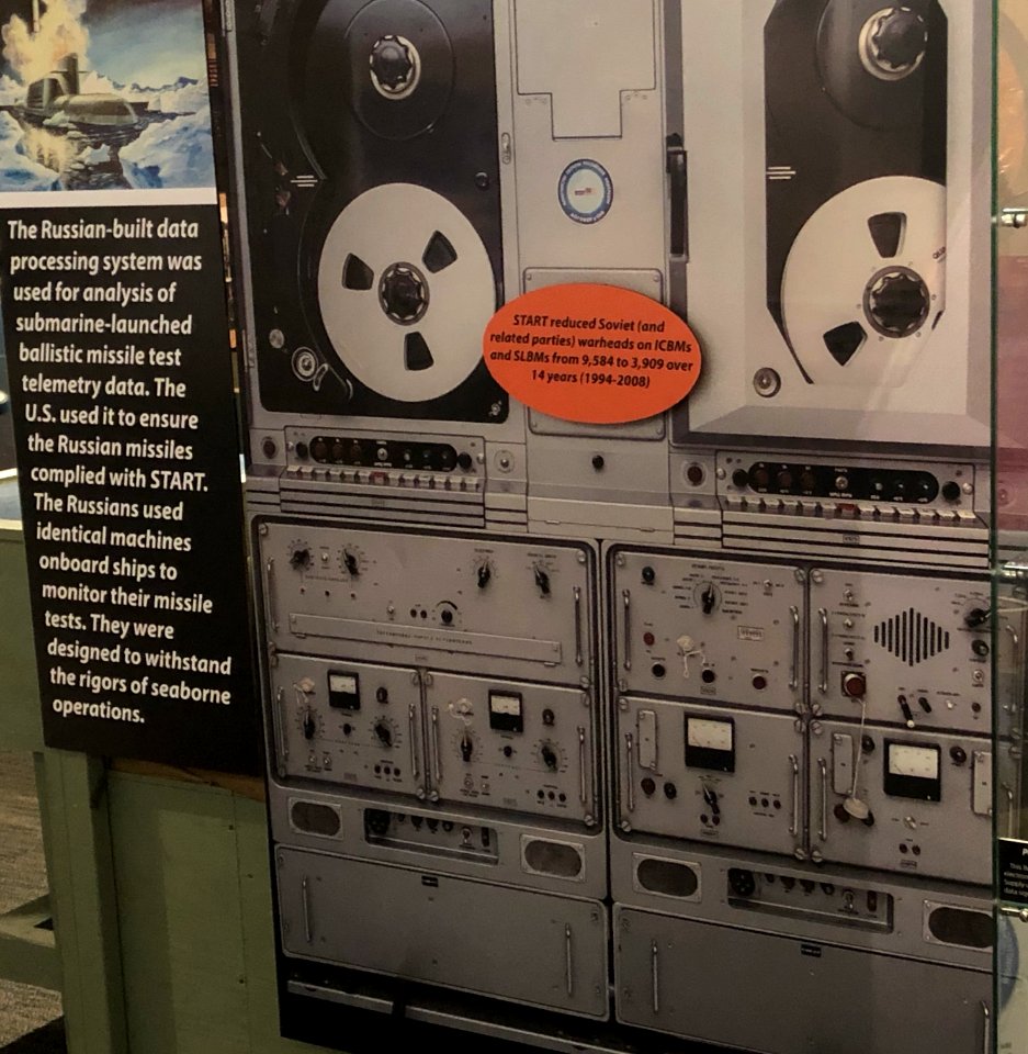 Russian telemetry processing system supplied to U.S. under START treaty, at NMC.agr