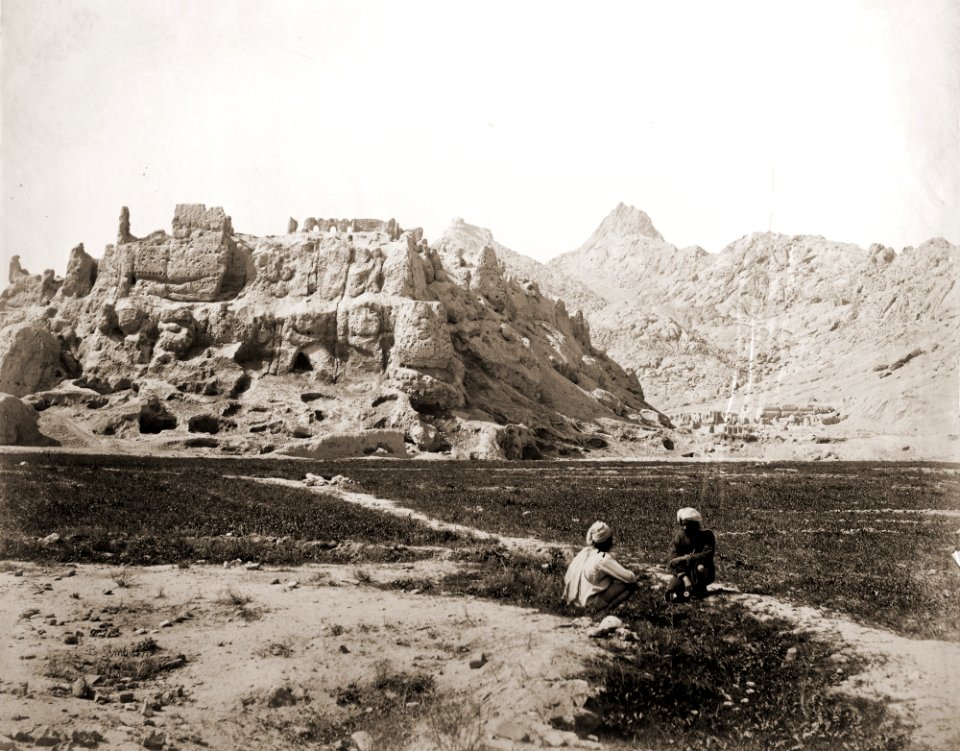 Ruins of old Kandahar Citadel in 1881