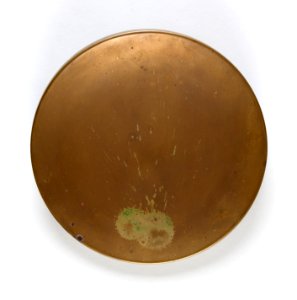 Rund och konkav reflektor av mässing - Skoklosters slott - 92912